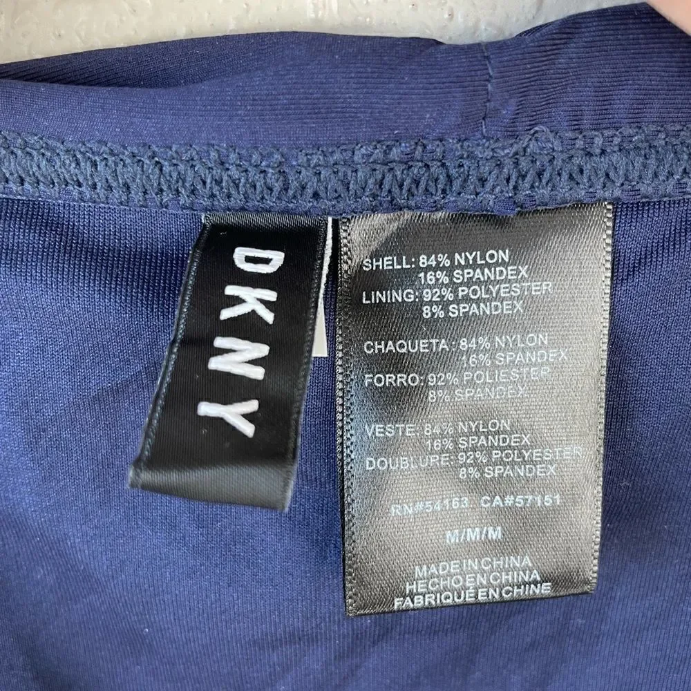 NWT DKNY Two-Piece Navy Blue Swimsuit Size M - Picture 7 of 7